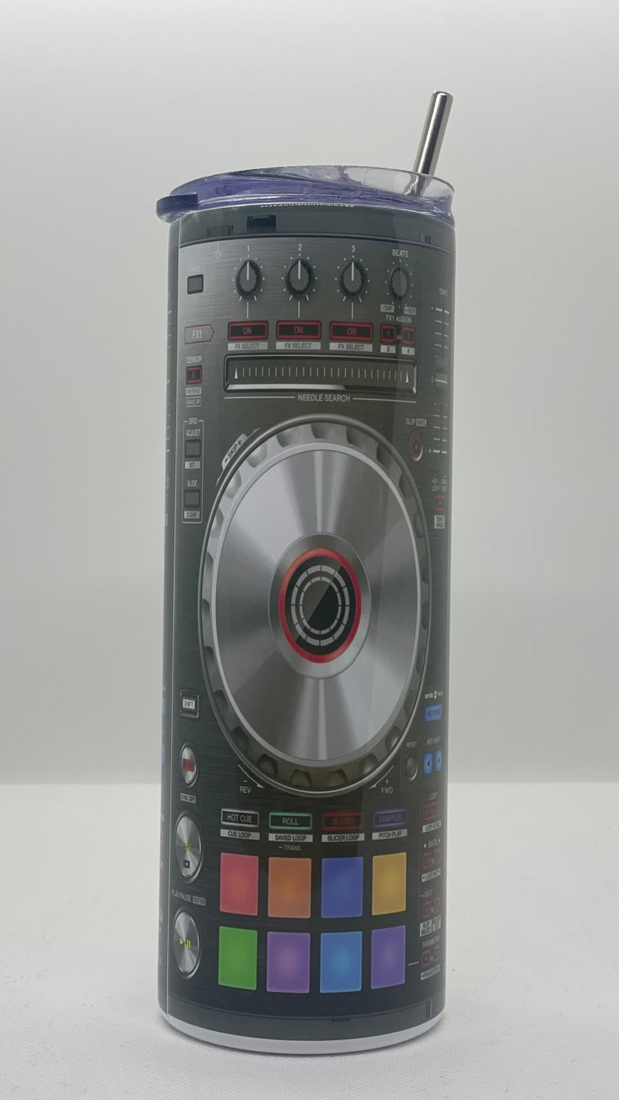 Edelstahl - Thermobecher "DJ Controller"