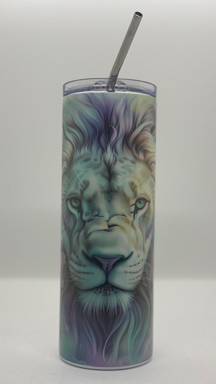 Edelstahl - Thermobecher "Pastell Floral Lion"