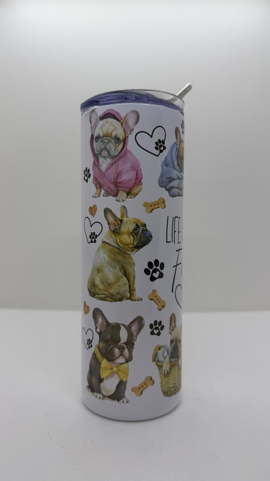 Edelstahl - Thermobecher "Frenchie Lovers"