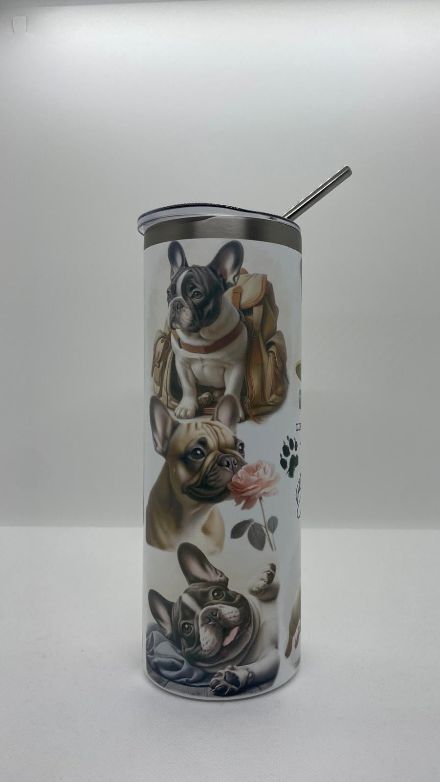 Edelstahl - Thermobecher "French-Bulldog"