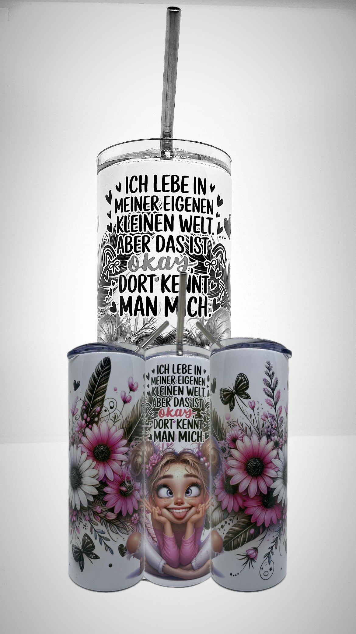 Edelstahl - Thermobecher "Eigenen Welt"
