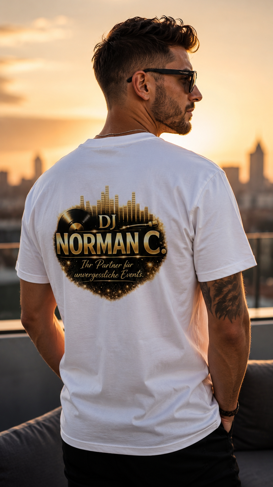 Herren T-Shirt "DJ Norman C."