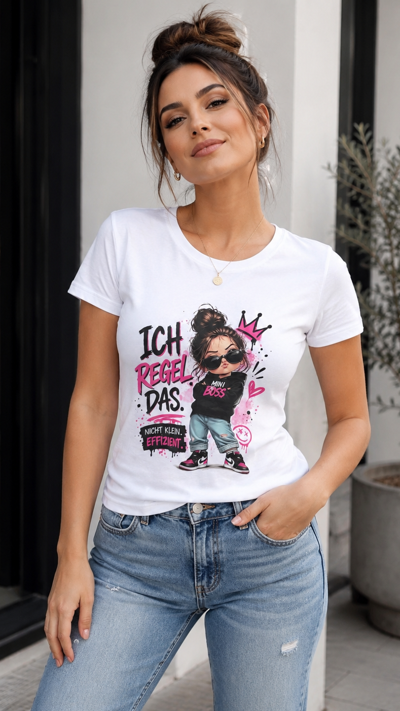 Damen T-Shirt "Ich Regel das"