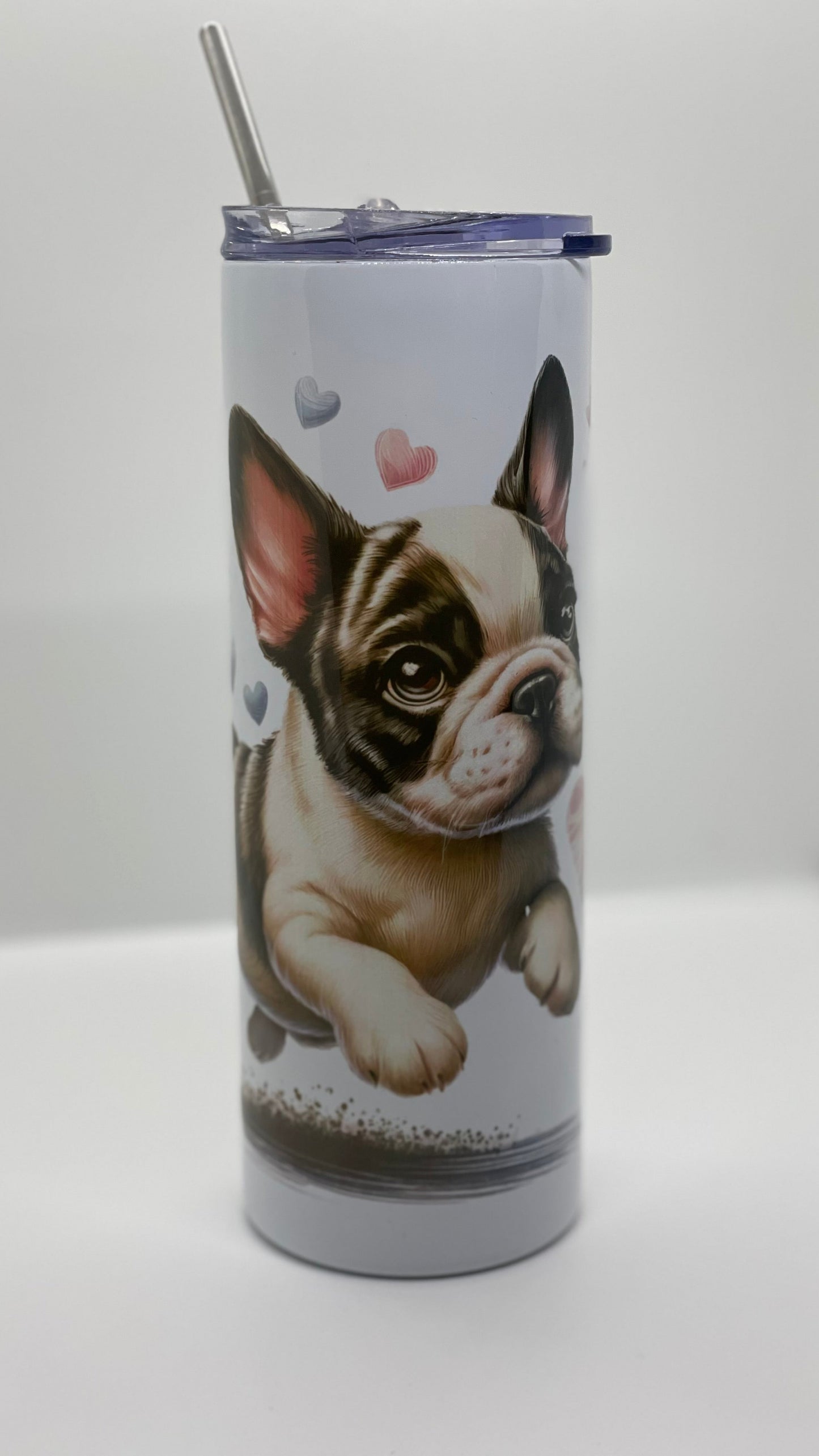 Edelstahl - Thermobecher "Life ist better with a frenchie"