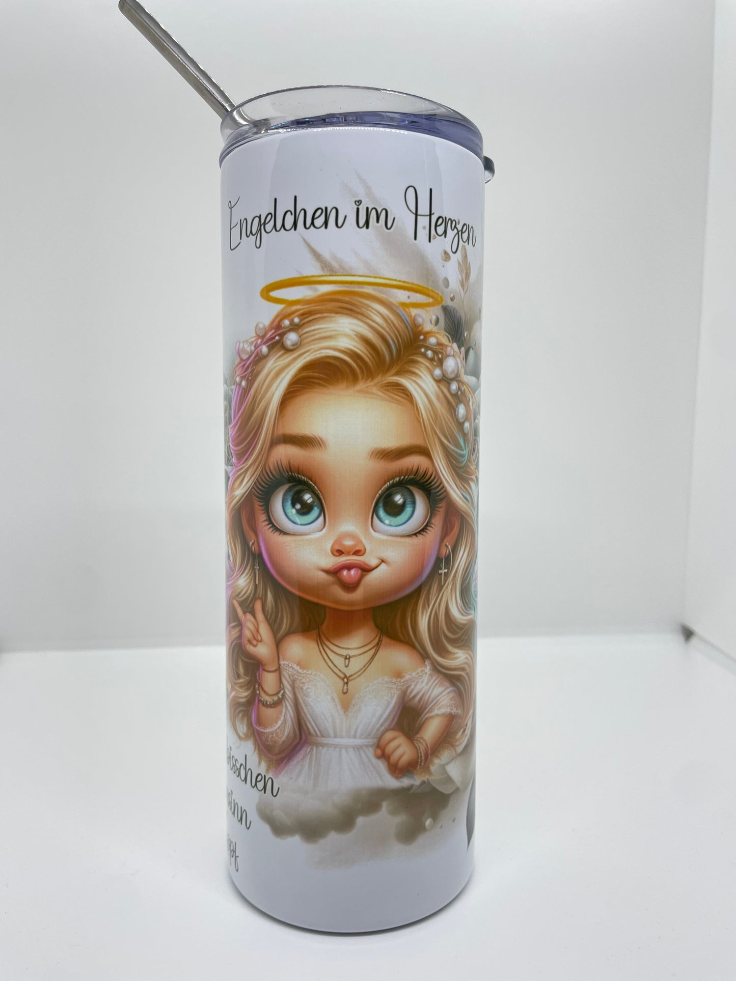 Edelstahl - Thermobecher "Engelchen vs. Teufelchen"