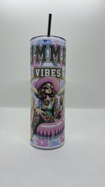 Edelstahl - Thermobecher "Summer Vibes"