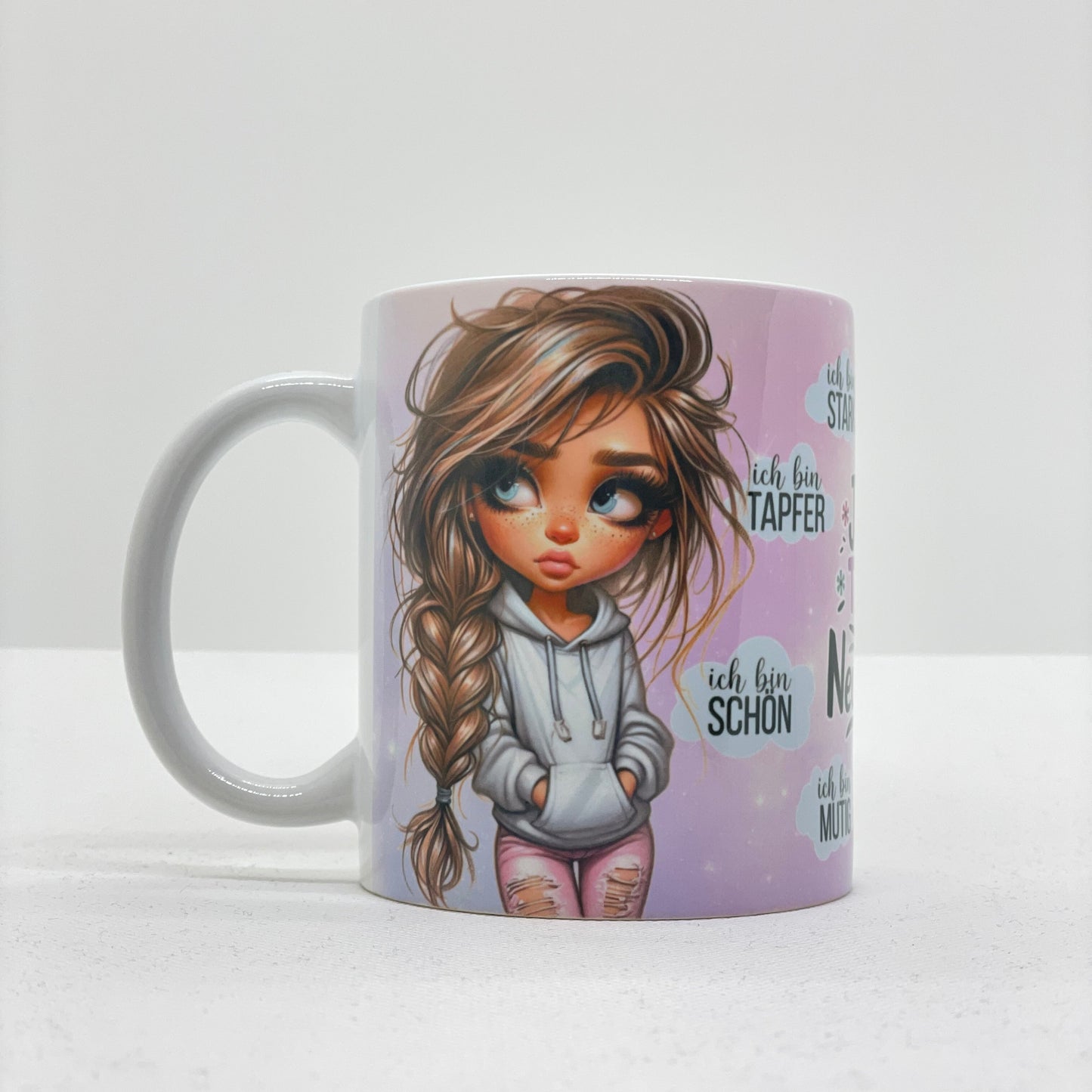 Tasse mit Druck "Neuanfang"