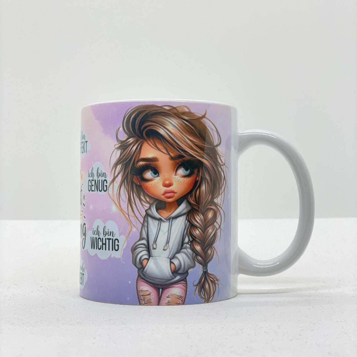 Tasse mit Druck "Neuanfang"