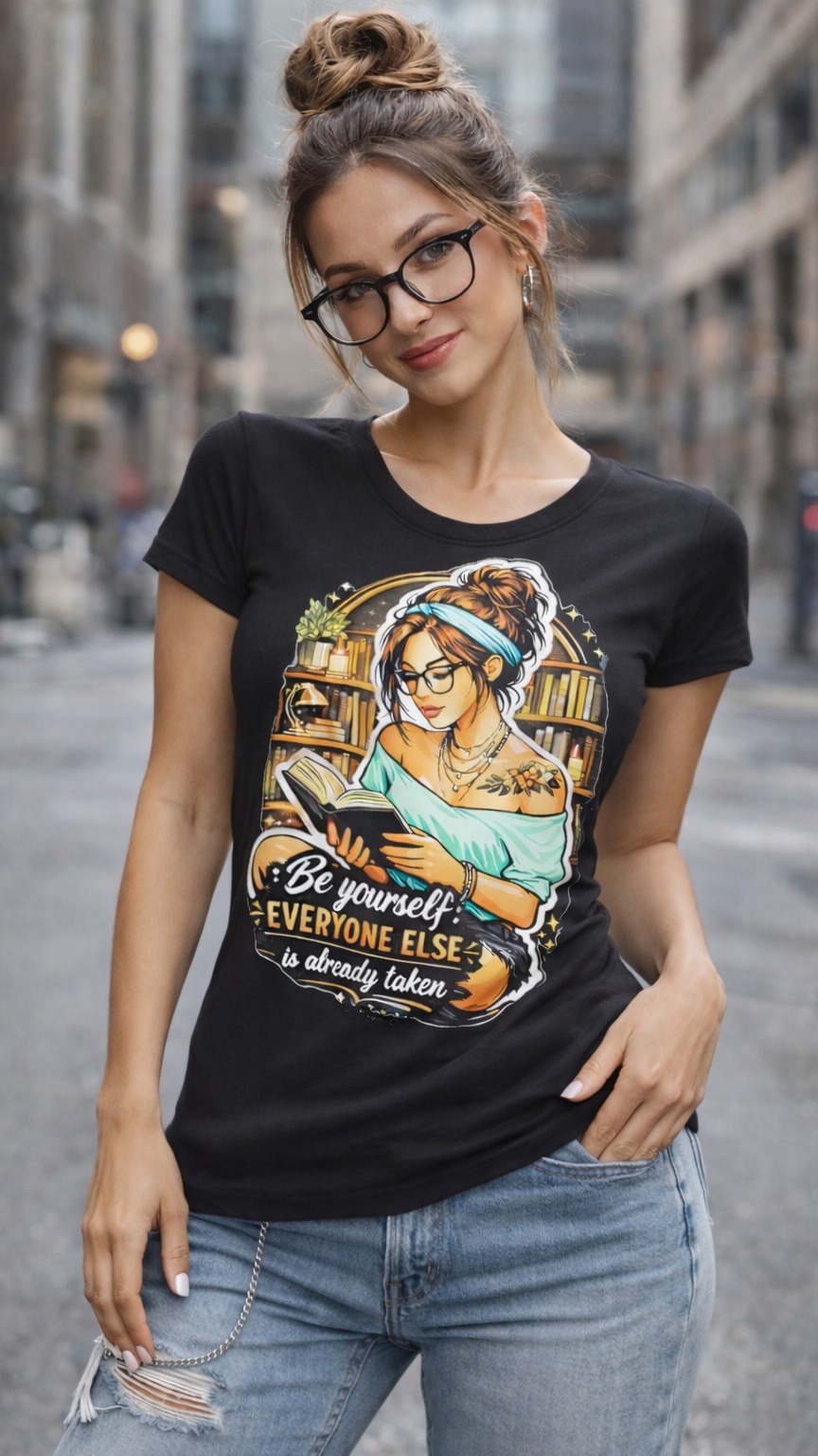 Damen T-Shirt "Be yourself"