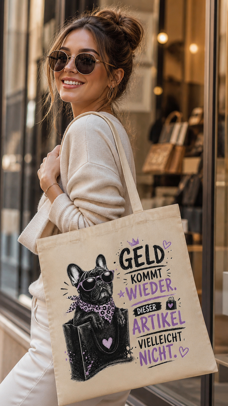 Baumwolltasche "Frenchie"
