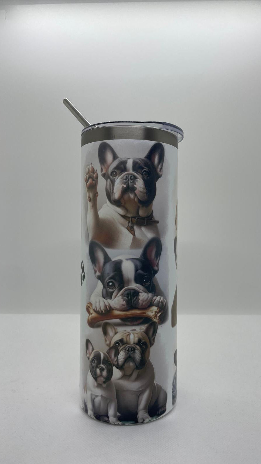 Edelstahl - Thermobecher "French-Bulldog"