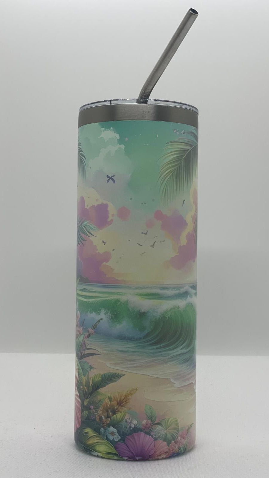 Edelstahl - Thermobecher "Beach Vibes"