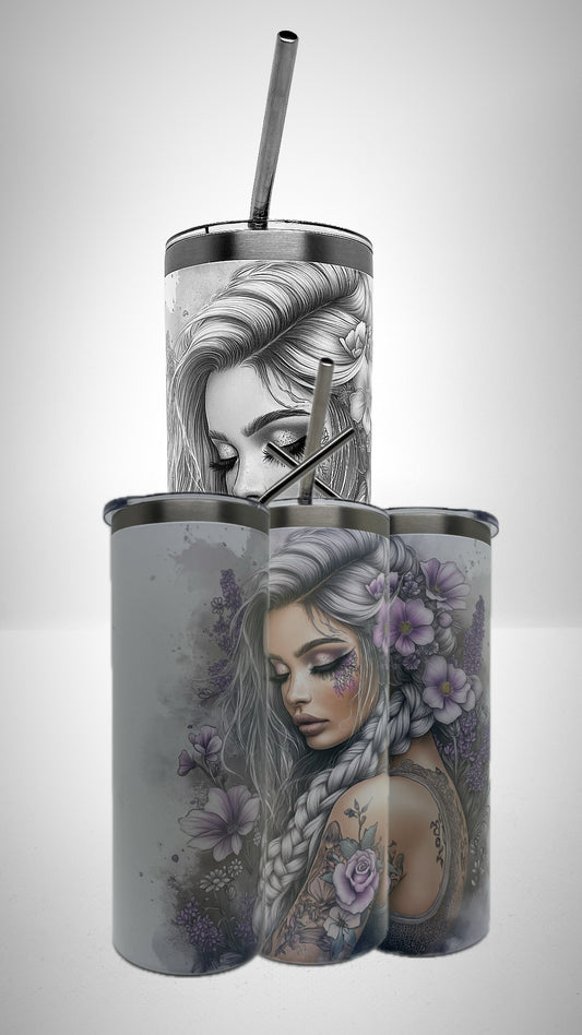 Edelstahl - Thermobecher "I'm beautyful"