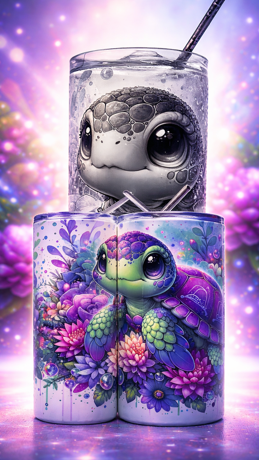 Edelstahl - Thermobecher "Sea Turtle"