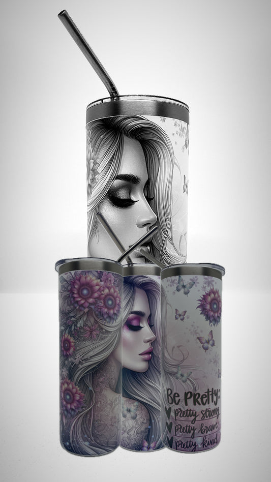 Edelstahl - Thermobecher "Be pretty"