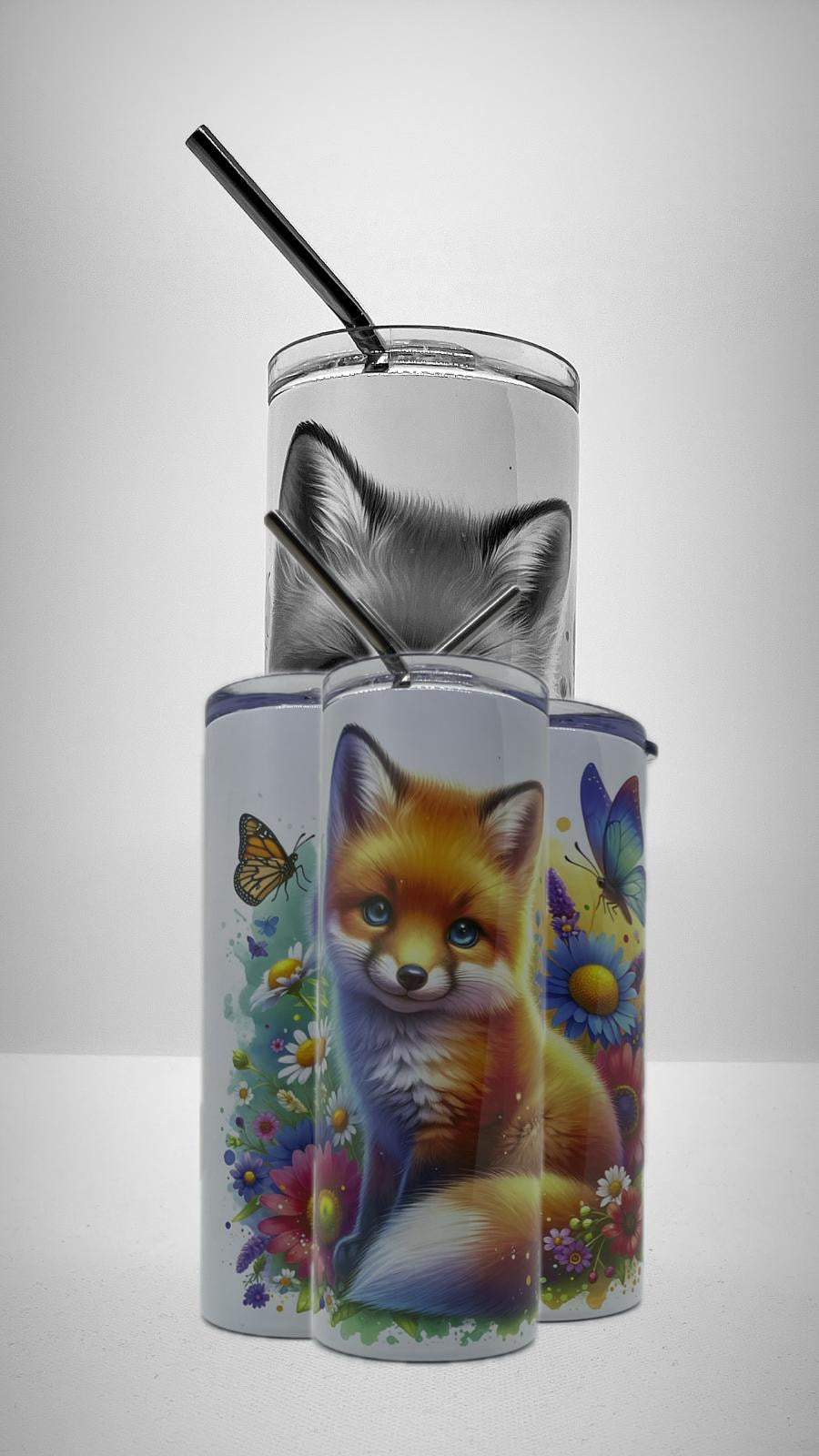 Edelstahl - Thermobecher "Fuchs"