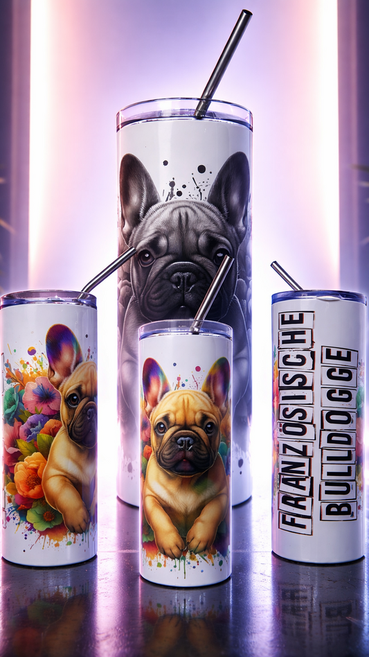 Edelstahl - Thermobecher "French Bulldog"