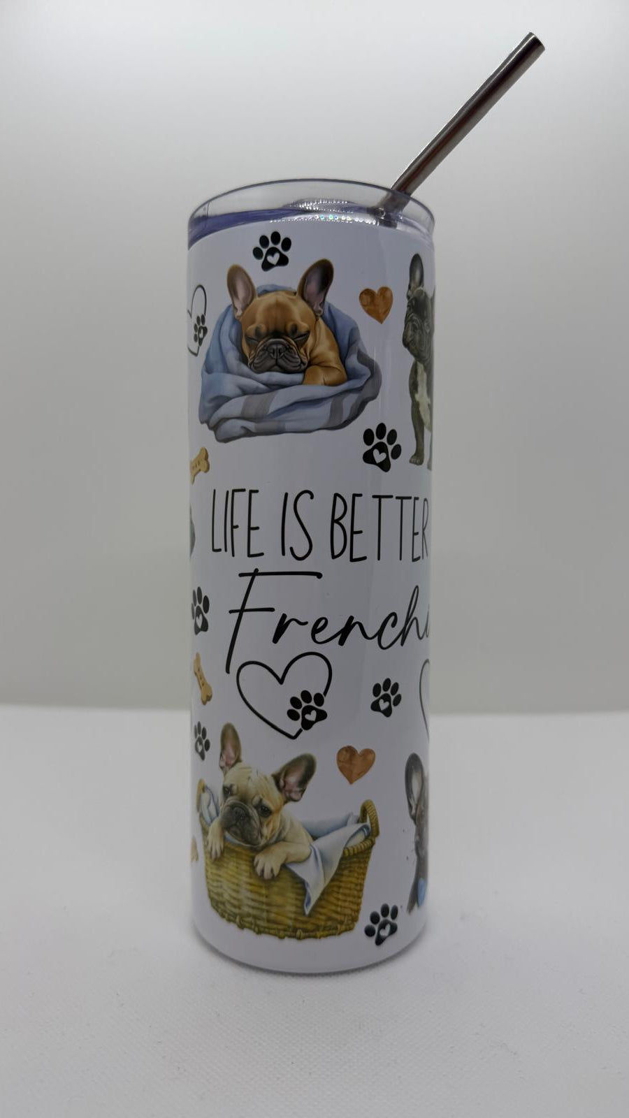 Edelstahl - Thermobecher "Frenchie Lovers"