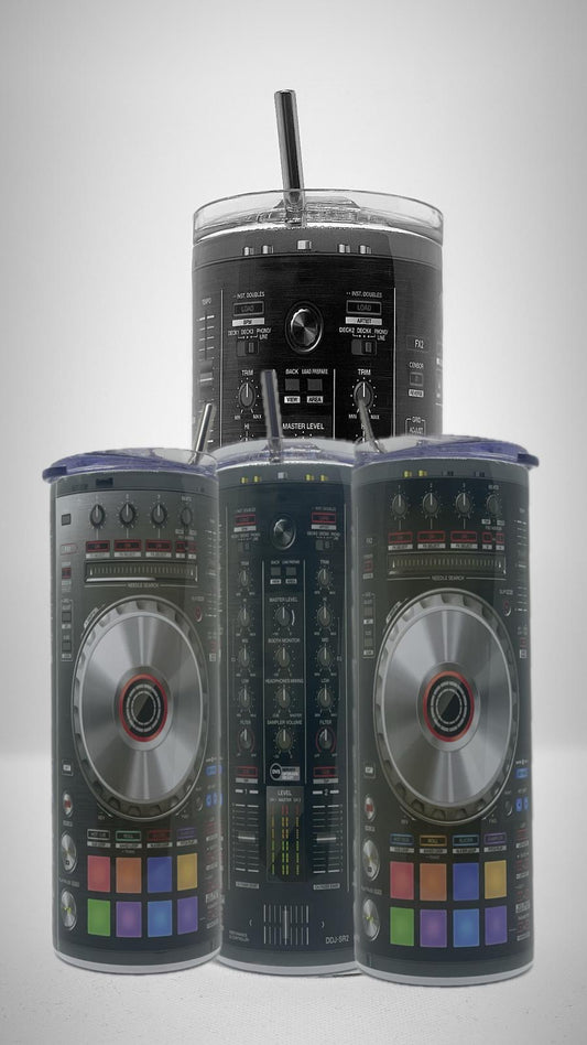 Edelstahl - Thermobecher "DJ Controller"