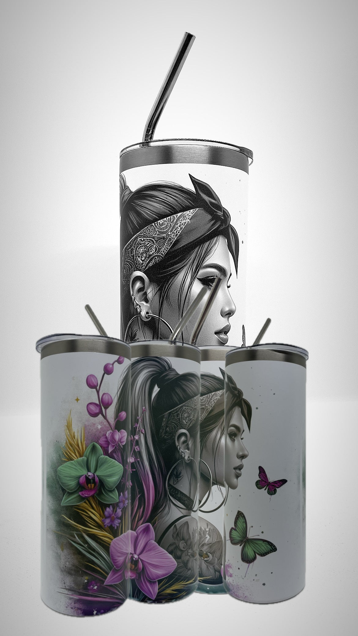 Edelstahl - Thermobecher "Babe Butterfly"