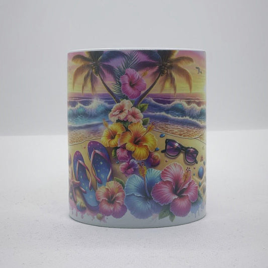 Tasse mit Druck "Beach Vibes"