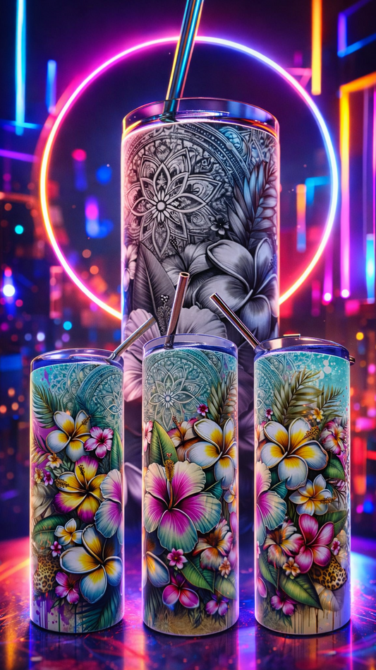 Edelstahl - Thermobecher "Summer Floral "
