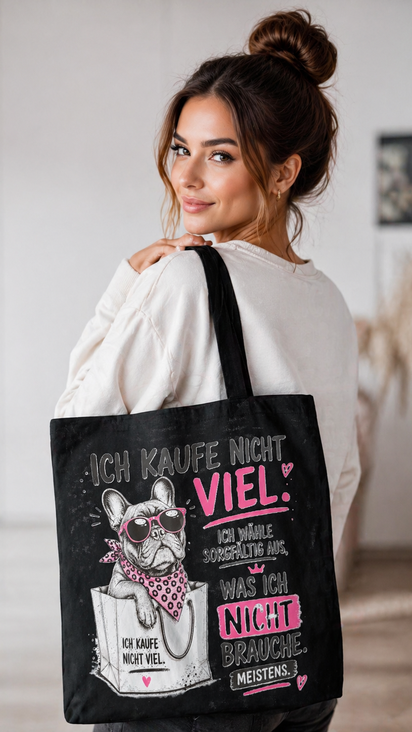 Baumwolltasche "Frenchie"