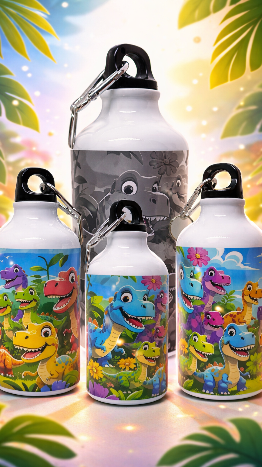 Trinkflasche für Kinder "Dinosaurier"