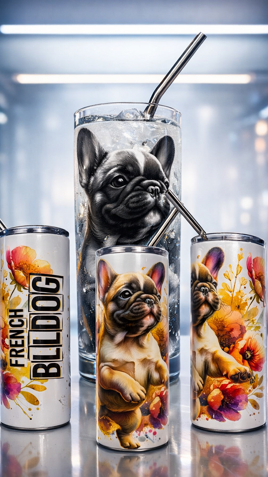 Edelstahl - Thermobecher "French Bulldog"