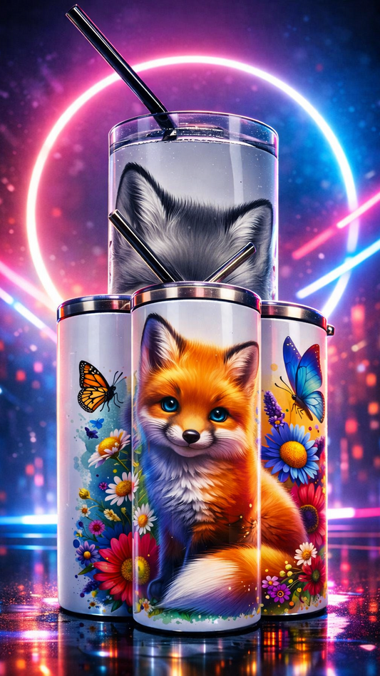 Edelstahl - Thermobecher "Fuchs"