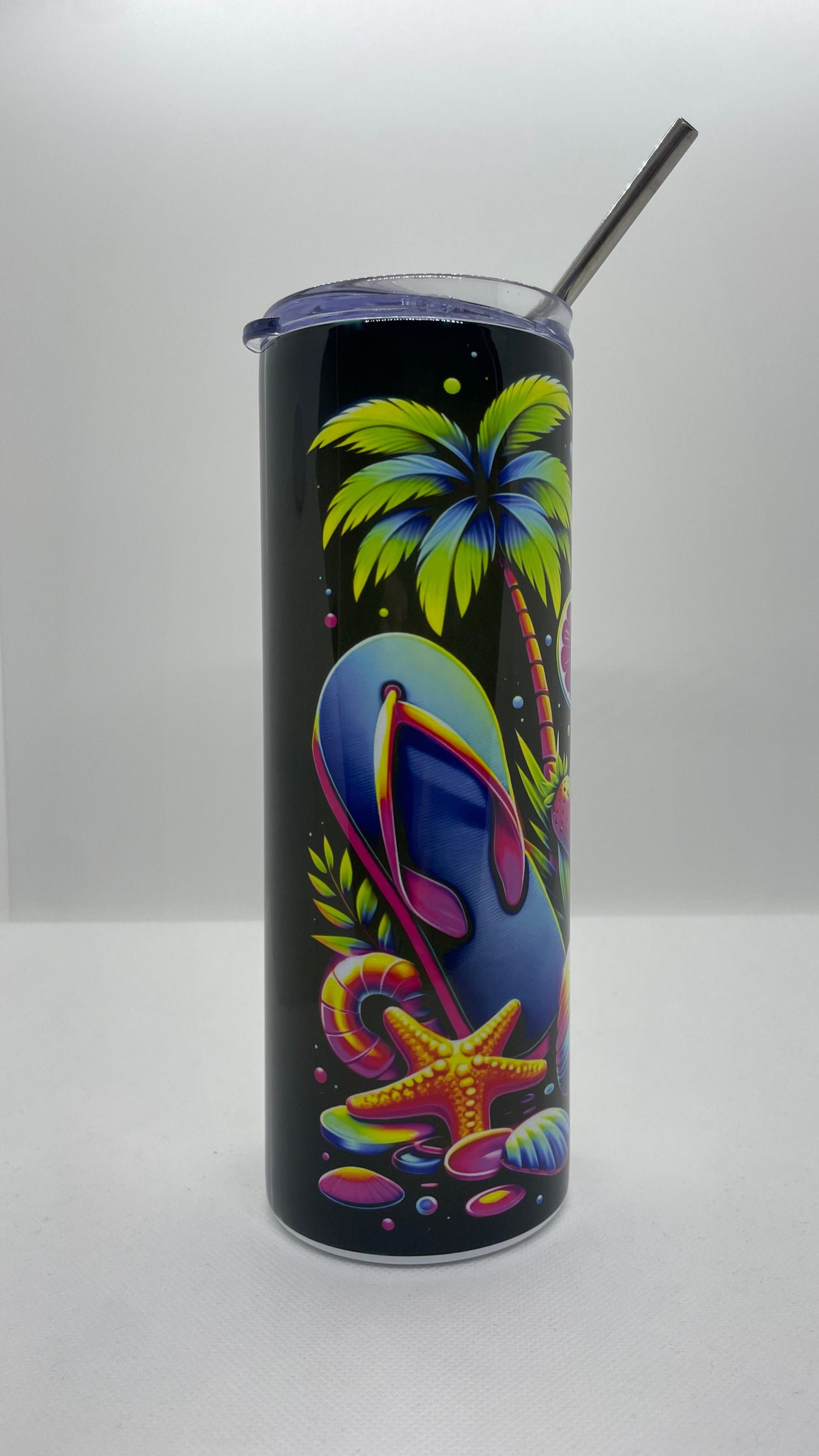 Edelstahl-Thermobecher "Neon Summer"
