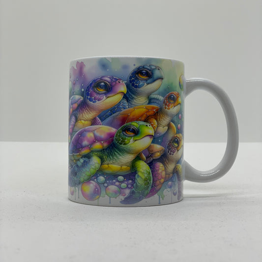 Tasse mit Druck "Schildkröte"