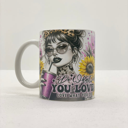 Tasse mit Druck "Do what you love"