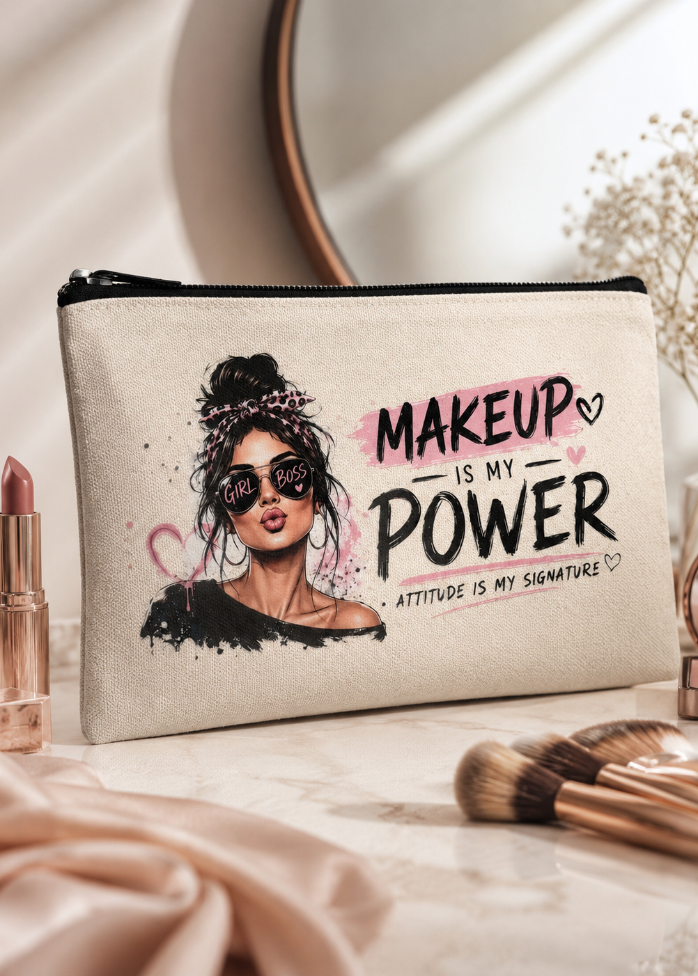 Schminktasche "Makeup is my Power"