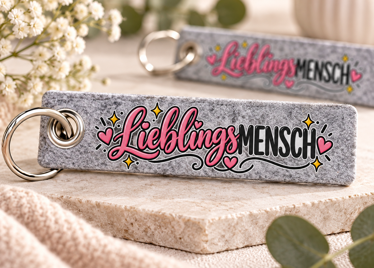 Schlüsselanhänger - "Lieblingsmensch"