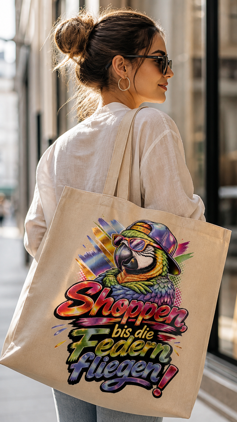 Baumwolltasche "Papagei"