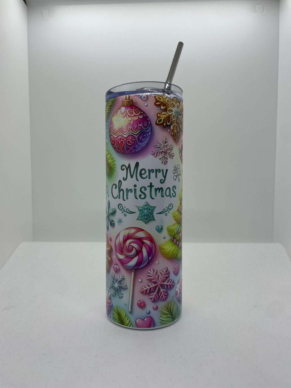 Edelstahl - Thermobecher "Merry Christmas"