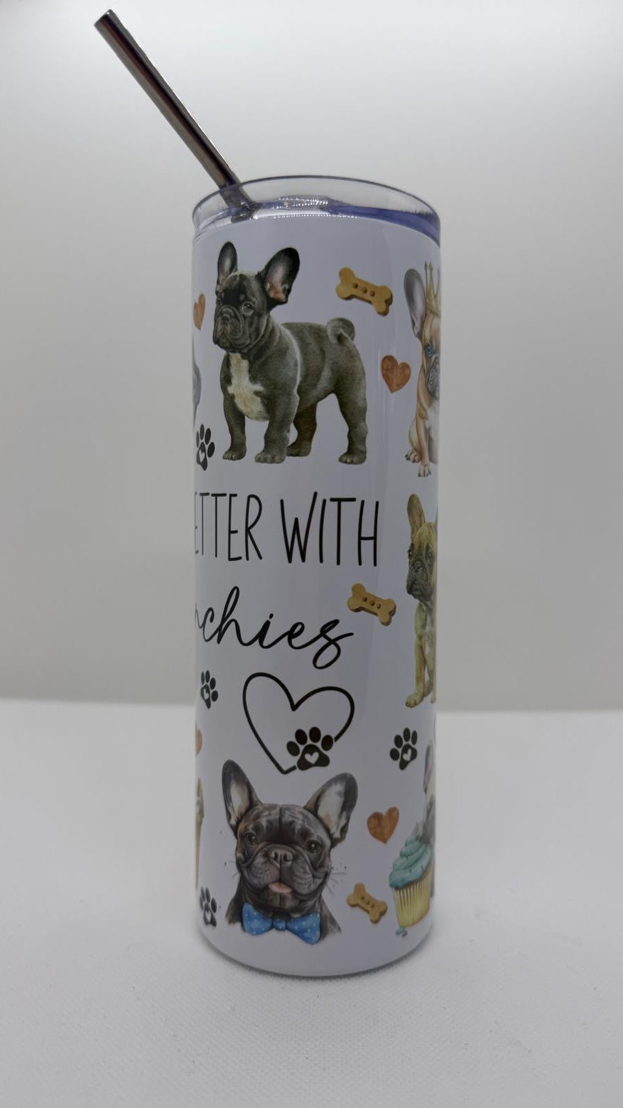 Edelstahl - Thermobecher "Frenchie Lovers"